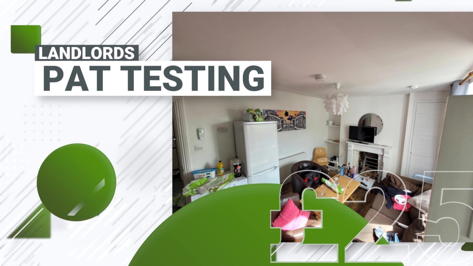 Student Property PAT Testing for £25 Green Sparks PAT Testing